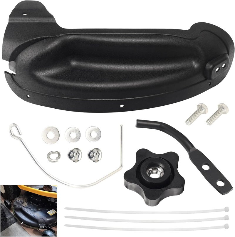 ZHONGXIA سدادة التغطية 631-05195A 631-05195 مجموعة سدادة التغطية لجزازة العشب متوافقة مع MTD Cub Cadet 42" / 46" 19A70041 19B30005 LTX-1046VT LTX-1050KH LTX-1045 63105195A 93105195 نموذج، تناسب 2012 وما بعده - Image 1